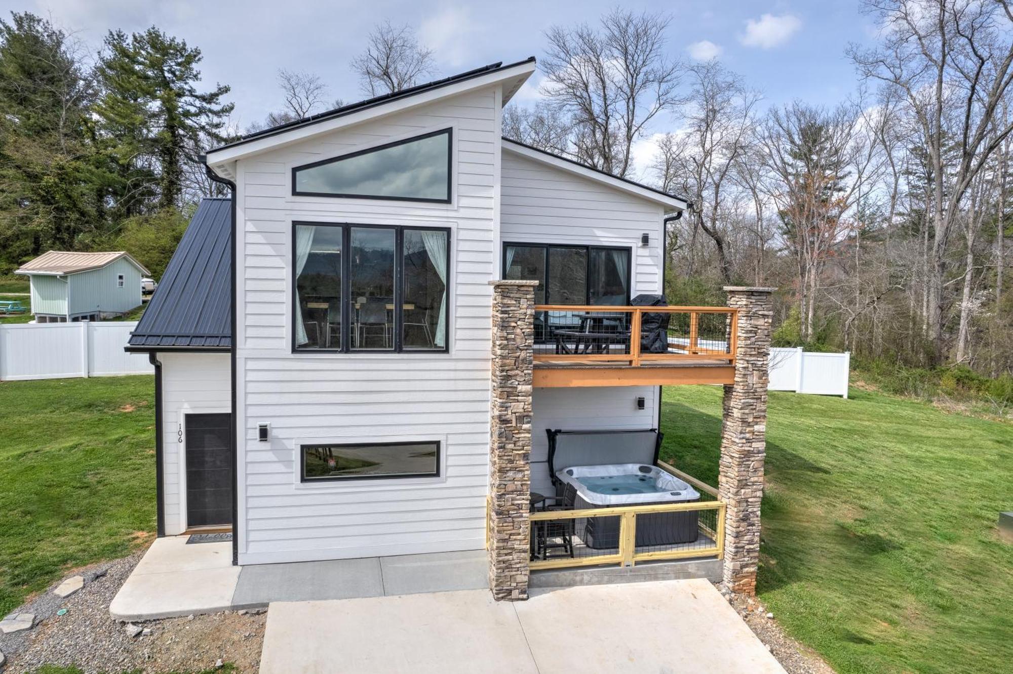 Mon Tresor, Modern Mountain Views With Deck Villa Weaverville Eksteriør bilde
